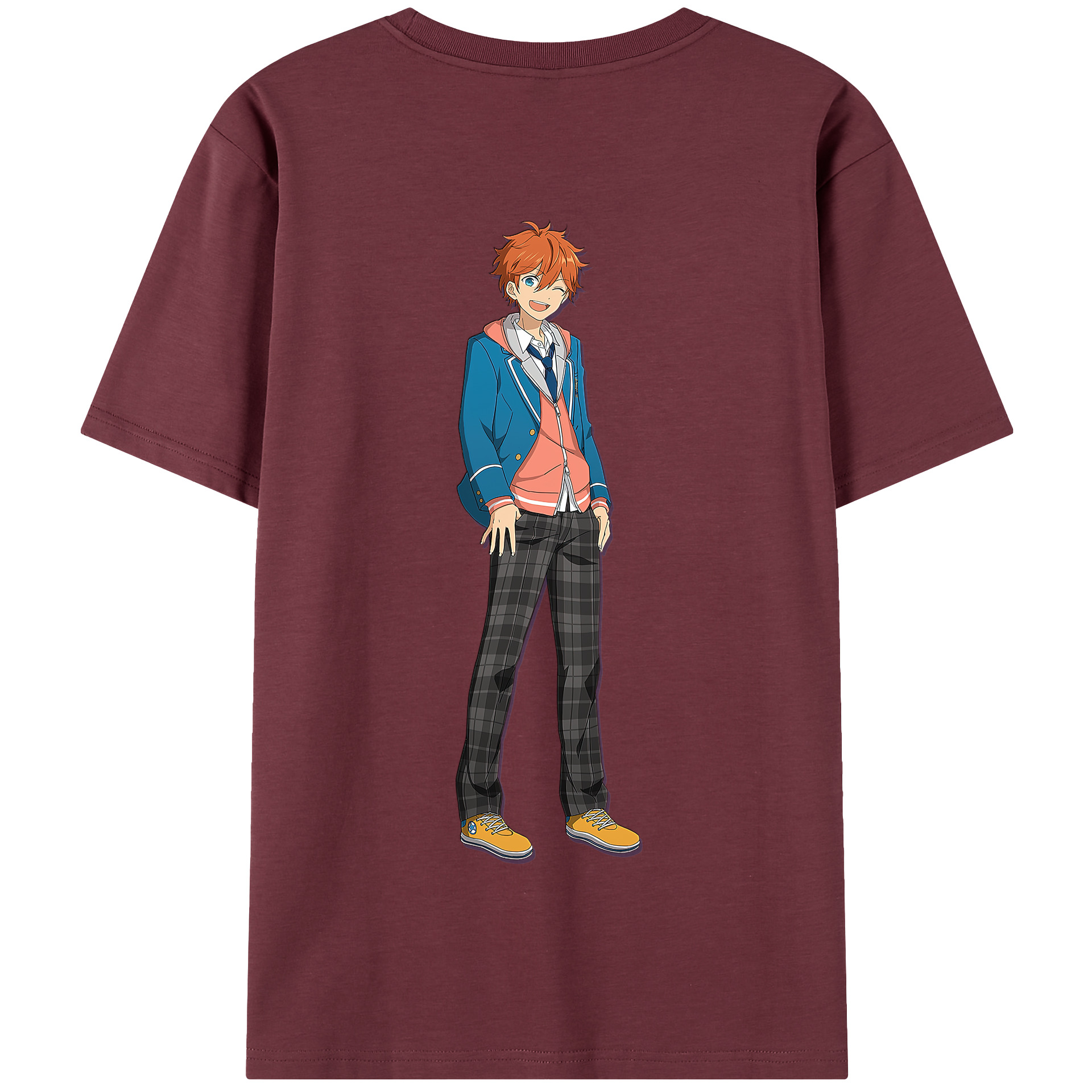（画像用） あんさんぶるスターズ! Ensemble Stars 綿100％半袖Tシャツ（背面プリント）